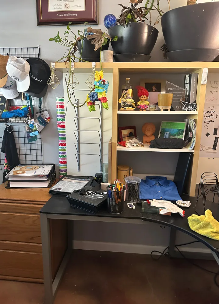 Desk Before