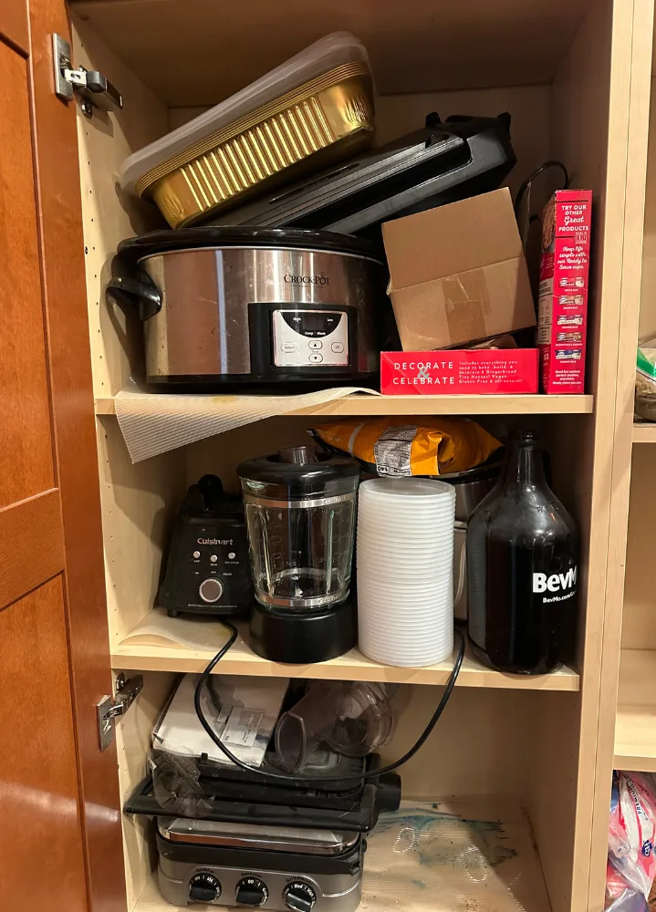Pantry Appliances Before
